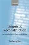 Anthony Fox - Linguistic reconstruction
