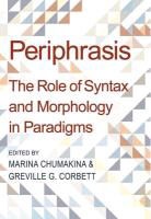 Marina Chumakina, Marina/ Corbett Chumakina, Greville Corbett, Marina Chumakina, Marina (Research Fellow Chumakina, Greville Corbett... - Periphrasis