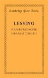 Gotthold Lessing, Gotthold Ephraim Lessing - Hamburgische Dramaturgie I