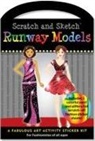 Amy Saidens, Martha Day Zschock, Inc Peter Pauper Press - Scratch & Sketch Runway Models Sticker Kit