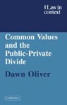 Dawn Oliver, Lecturer in Law Dawn (University College L Oliver - Common Values and the Public-Private Divide