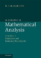 D. J. H. Garling, D. J. H. (University of Cambridge) Garling, Garling D. J. H. - Course in Mathematical Analysis