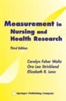 Elizabeth R. Lenz, Ora L. Strickland, Carolyn F./ Strickland Waltz, Carolyn Feher Waltz - Measurement In Nursing And Health Research