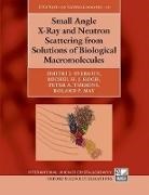 Michel H. J. Koch, Michel H. J. (Department of Chemistry Koch, Koch Michel H. J., Roland P. May, Roland P. (Long-term Visitor May, May Roland P.... - Small Angle X Ray and Neutron Scattering From Solutions of