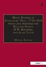 Michael Kassler, Mr Michael Kassler - Music Entries At Stationers Hall, 1710-1818