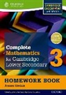 Joanne Hockin, Joanne Pemberton Hockin, Sue Pemberton - Complete Mathematics for Cambridge Secondary 1 Homework Book 3 Pack15