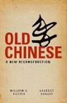 William H. Baxter, William H./ Sagart Baxter, Baxter William H., Laurent Sagart, Sagart Laurent - Old Chinese