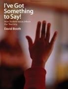 David Booth - I've Got Something to Say