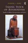 Stephen Plant, Stephen J. Plant, Plant Stephen J. - Taking Stock of Bonhoeffer