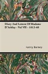 Fanny Burney, Frances Burney - Diary and Letters of Madame D'arblay - V