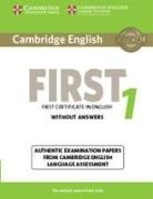 Cambridge ESOL - First 1 Student Book