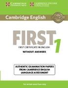 CAMBRIDGE ESOL - First 1 Student Book