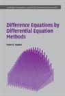 Peter Hydon, Peter E. Hydon, Peter E. (University of Surrey) Hydon - Difference Equations By Differential Equation Methods