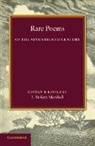 L. Birkett Marshall, L. Birkett Marshall, Marshall L. Birkett - Rare Poems of the Seventeenth Century