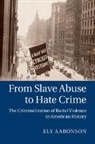 Ely Aaronson, Ely (University of Haifa Aaronson, Aaronson Ely, Ely Aharonson - From Slave Abuse to Hate Crime