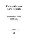 Barry Denyer-Green, Barry Ubhi Denyer-Green, Navjit Ubhi - Eglr 2004 Cumulative Index