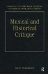 Gary Tomlinson, Tomlinson Gary - Music and Historical Critique