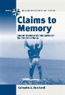 Catherine Reinhardt, Catherine A. Reinhardt, Reinhardt Catherine - Claims to Memory