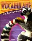 Not Available (NA), Margaret Ann Richek, Vach, Great Source - Vocabulary for Achievement - 4th Course