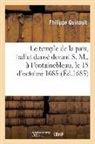 Philippe Quinault, Quinault p, QUINAULT PHILIPPE - Le temple de la paix, ballet