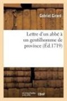 Gabriel Girard, GIRARD GABRIEL, Girard-G - Lettre d un abbe a un gentilhomme
