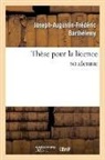 Jean-Jacques Barthelemy, Jean-Jacques Barthélemy, Barthelemy j j, BARTHELEMY J-J. - These pour la license soutenue