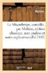 Moliere, Molière, MOLIERE (POQUELIN DI, Jean-Baptiste Molière (Poquelin Dit) - Le misanthrope, comedie, edition