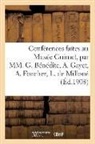 Sans Auteur, Sans Auteur, XXX - Conferences faites au musee