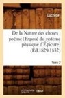 Lucra]ce, Lucrece, Lucrèce, Lucretius - De la nature des choses: poeme.