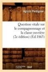 Agricol Perdiguier, Perdiguier a, PERDIGUIER AGRICOL - Question vitale sur le