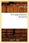 Zola, Emile Zola, Émile Zola, Zola E, Zola Emile - Une page d amour, ed.1878
