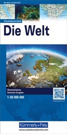 Hallwag Kümmerly+Frey AG, Hallwa Kümmerly+Frey AG, Hallwag Kümmerly+Frey AG - Die Welt 1:50 mio physique