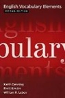 Keith Denning, Keith/ Kessler Denning, Brett Kessler, William R. Leben, William Ronald Leben - English Vocabulary Elements