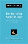 Patrick Dattalo, Patrick (Associate Professor in the School of Social Work Dattalo - Determining Sample Size