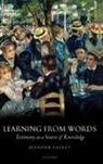 Jennifer Lackey - Learning from Words