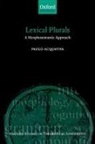 Paolo Acquaviva, Acquaviva Paolo - Lexical Plurals
