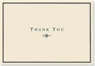 Not Available (NA), Peter Pauper Press, Inc Peter Pauper Press - Black And Cream Thank You Notes
