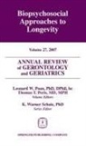 Leonard W. (EDT)/ Perls Poon, Thomas T. Perls, Leonard W. Poon - Annual Review of Gerontology And Geriatrics