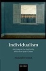 Alexander Somek, Alexander (Charles E. Floete Chair in Law Somek, Somek Alexander - Individualism