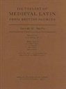 D. R. Howlett, D. R./ Christchev Howlett, David Howlett, David (Editor Howlett, David C. Howlett - Dictionary of Medieval Latin from British Sources