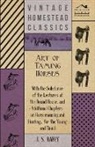 Anon - Art of Taming Horses; With the Substance