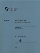 Charles Marie Jean Albert Widor, Charles-Marie Widor, Ernst-Günter Heinemann - Charles-Marie Widor - Suite op. 34 für Flöte und Klavier