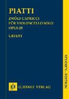 Alfredo Piatti, Alfredo Carlo Piatti, Christian Bellisario - Zwölf Capricci op. 25 für Violoncello solo