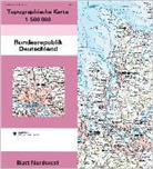 BK - Bundesamt für Kartographie und - Topographische Karte der Bundesrepublik Deutschland 1 : 500 000 Nordwest (N)