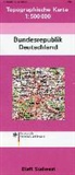 BK - Bundesamt für Kartographie und - Topographische Karte der Bundesrepublik Deutschland 1 : 500 000 Südwest (N)