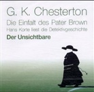 Gilbert K. Chesterton - Die Einfalt des Pater Brown, Audio-CDs: Der Unsichtbare, 1 Audio-CD (Audio book)