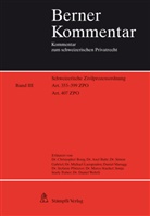 Christophe Boog, Christopher Boog, Axe Buhr, Axel Buhr, Simon Gabriel, Simon u a Gabriel... - Schweizerische Zivilprozessordnung Art. 353-399 ZPO und Art. 407 ZPO. Bd.3