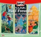 Enid Blyton - Fünf Freunde verfolgen die Schmuggler. Tl.15, 3 Audio-CDs (Audio book)