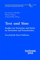 Irmtraud Behr, Martine Dalmas, Jean F Marillier, Jean François Marillier, Jean-Francois Marillier - Text und Sinn