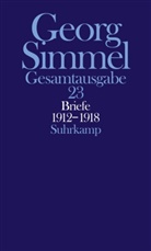 Georg Simmel, Heinz-Jürgen Dahme, Rammstedt, Rammstedt, Angela Rammstedt, Otthei Rammstedt... - Gesamtausgabe - Bd. 23: Briefe 1912-1918, Jugendbriefe